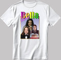 Bella Ramsey Homage, Short Sleeve White-Black Men's / Women's T Shirt G599