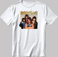 Famous Group Figure Bonjovi, Short Sleeve White-Black Men's / Women's T Shirt G900