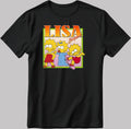 Famous Characters Lisa Simpsons Figure, Short Sleeve White-Black Men's / Women's T Shirt H118