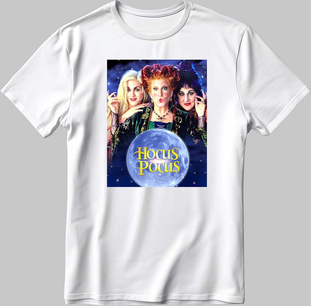 Hocus Pocus Sanderson Sisters Halloween Short Sleeve White-Black Men's / Women's T Shirt K786