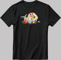Asterix and Obelix, Famous Characters Figure, Short Sleeve White-Black Men's / Women's T Shirt L339