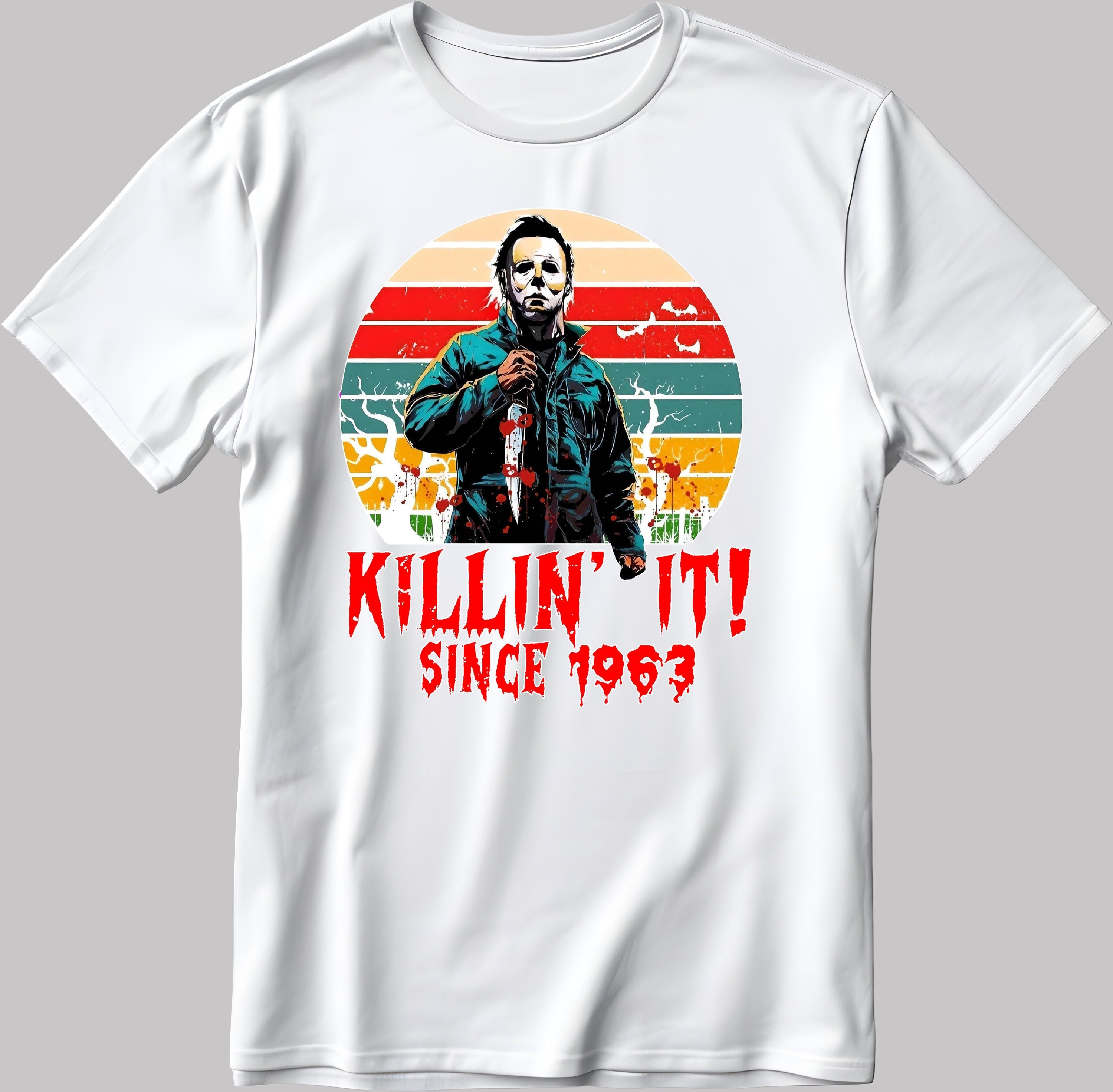 Killin' It! Since 1963 Logo Short Sleeve White-Black Men's / Women's T Shirt E115