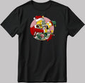 The Simpsons, Simpson drawing Short Sleeve White-Black Men's / Women's T Shirt L358
