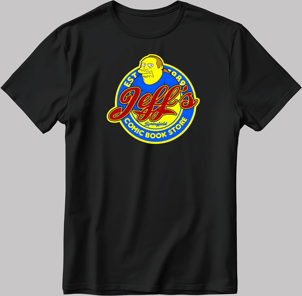 The Simpsons, Simpson drawing Short Sleeve White-Black Men's / Women's T Shirt L360