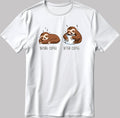 Cute Lazy Sloth Coffee, Short Sleeve White-Black Men's / Women's T Shirt E165
