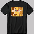 Chip Dale Short Sleeve White-Black Men's / Women's T Shirt L329