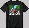 The Simpsons, Simpson drawing Short Sleeve White-Black Men's / Women's T Shirt C233