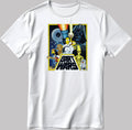The Simpsons, Simpson drawing Short Sleeve White-Black Men's / Women's T Shirt L353