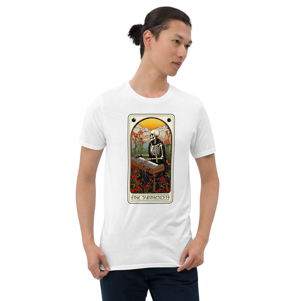 Synthesizer tarot card for electronic musician and synth player T-shirt