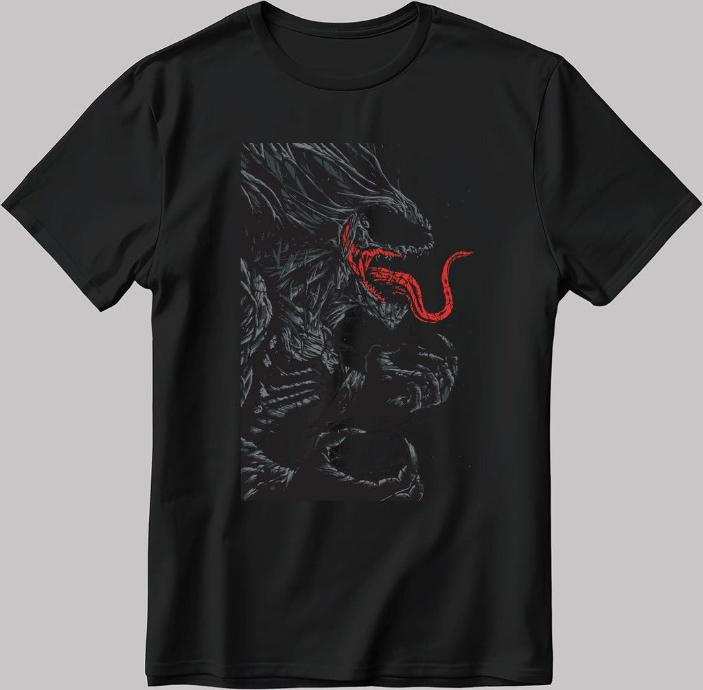 Venom Cool Poster Short Sleeve White-Black Men's / Women's T Shirt U14