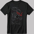 Venom Cool Poster Short Sleeve White-Black Men's / Women's T Shirt U14