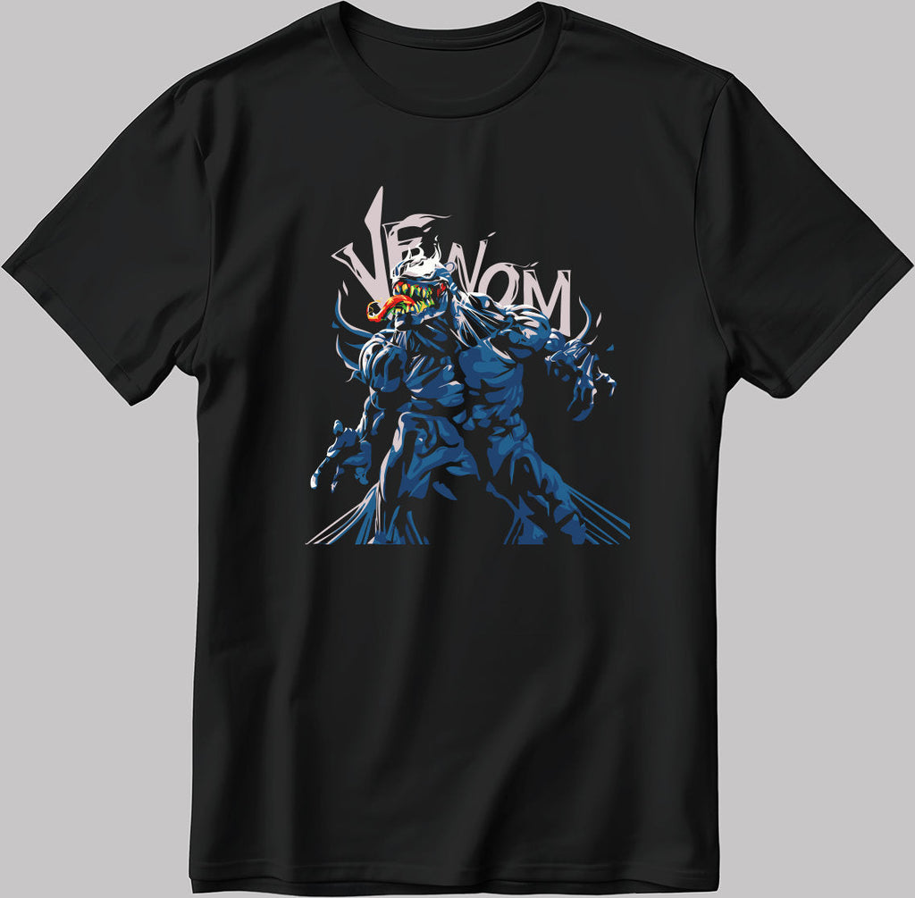 Strong Venom Poster Short Sleeve White-Black Men's / Women's T Shirt U19
