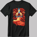 Lion King Short Sleeve White-Black Men's / Women's T Shirt U218