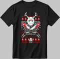 Christmas Poster Have A Killer Christmas Short Sleeve White-Black Men's / Women's T Shirt U347