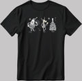 Christmas Cosplay Character Short Sleeve White-Black Men's / Women's T Shirt U406