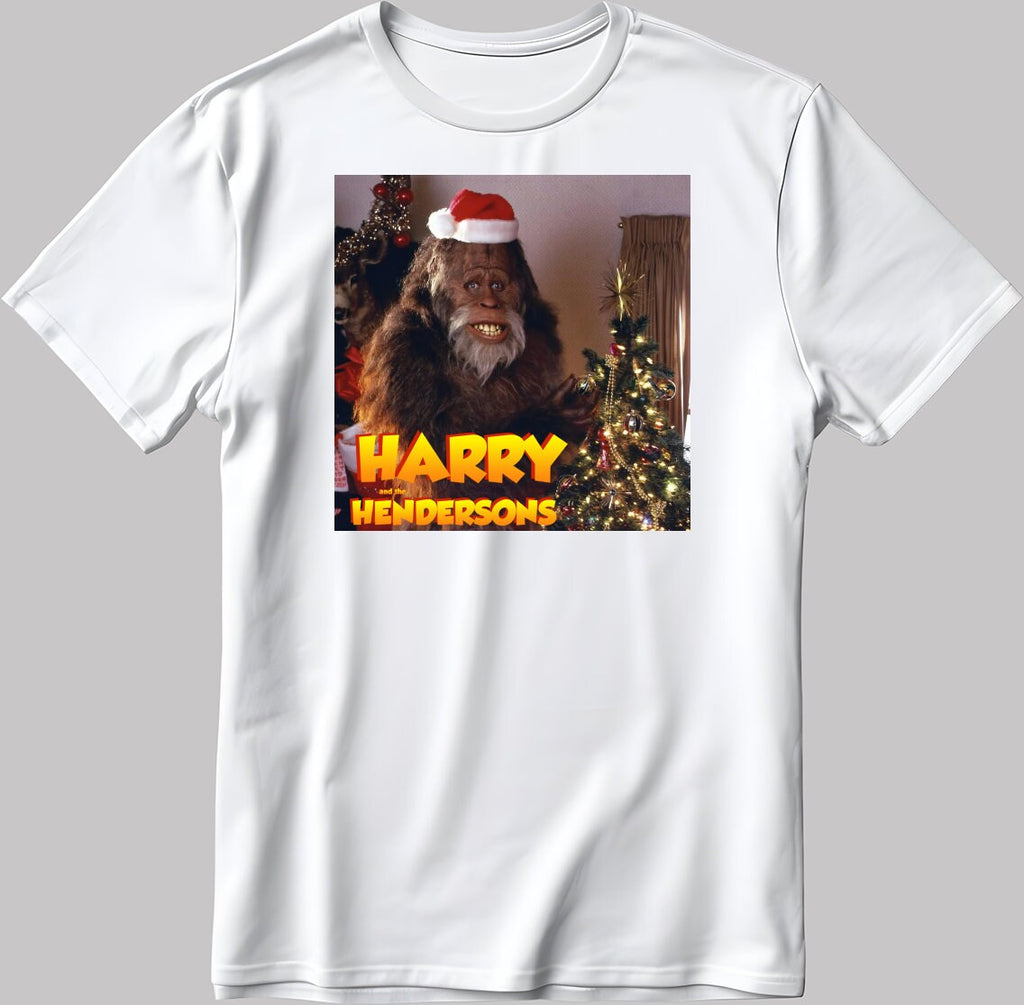Bigfoot and Harry The Handersons Short Sleeve White-Black Men's / Women's T Shirt C224
