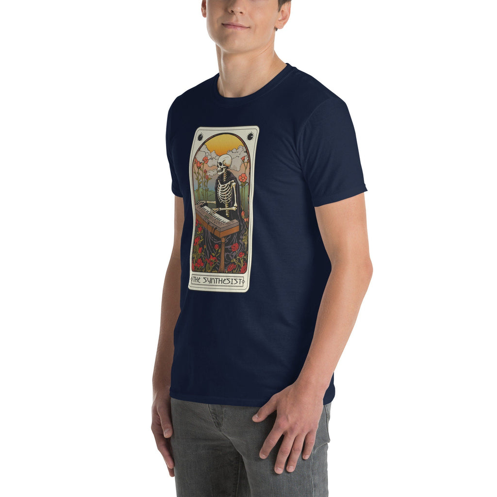 Synthesizer tarot card for electronic musician and synth player T-shirt