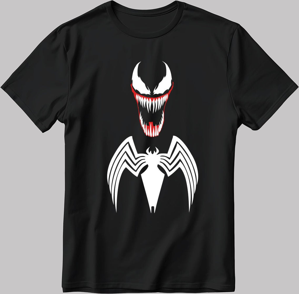 Venom Poster Short Sleeve White-Black Men's / Women's T Shirt U184