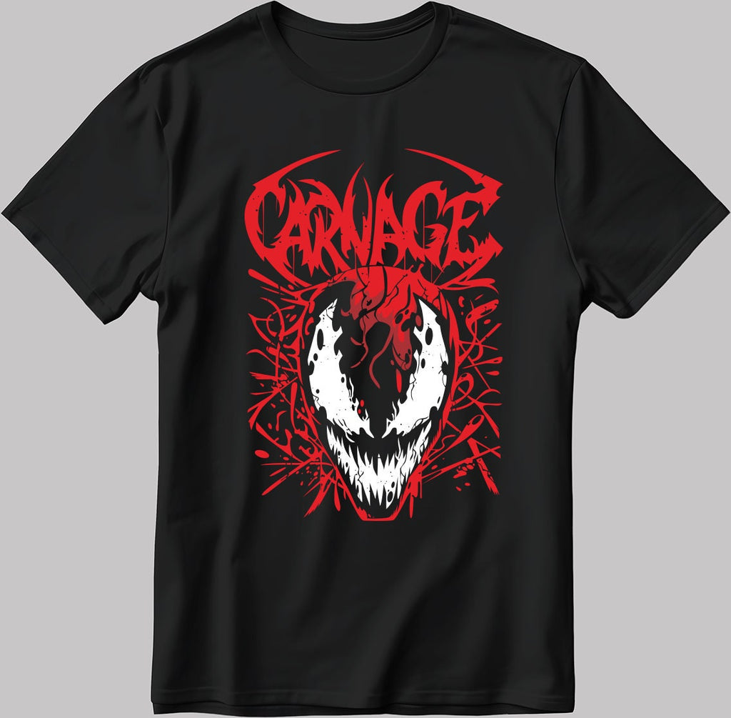 Venom Poster Short Sleeve White-Black Men's / Women's T Shirt U259