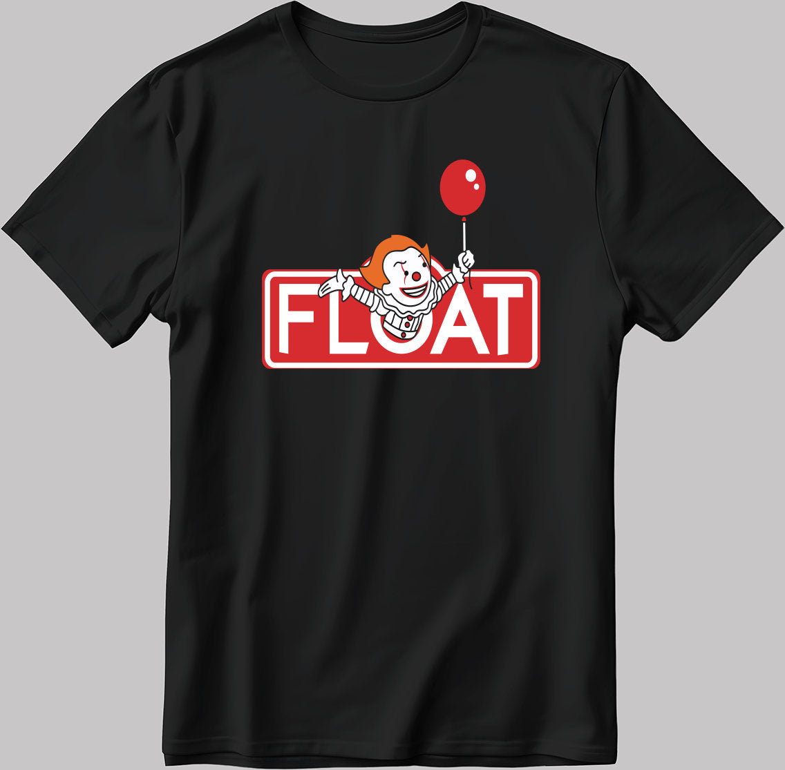 Pennywise Float Poster Short Sleeve White-Black Men's / Women's T Shirt U359
