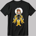 Santa Claus Short Sleeve White-Black Men's / Women's T Shirt U446