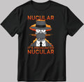 Nucular It's pronunced Nucular Simpsons Short Sleeve White-Black Men's / Women's T Shirt S504