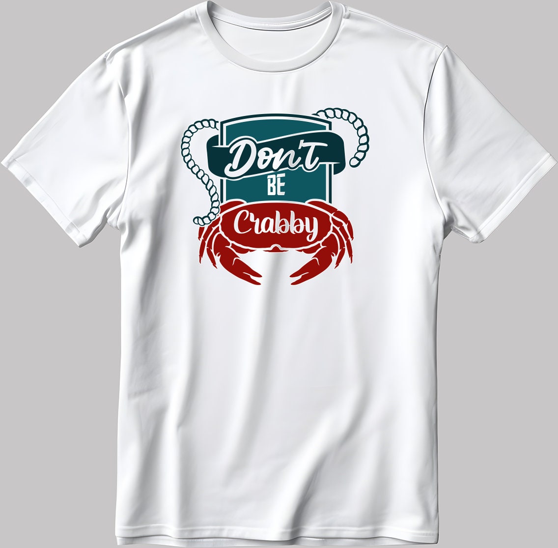 Don't Be Chabby Short Sleeve White-Black Men's / Women's T Shirt C304