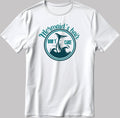 Mermaid's hair don't care Short Sleeve White-Black Men's / Women's T Shirt C319