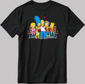 The Simpsons Valentine Days Short Sleeve White-Black Men's / Women's T Shirt C497