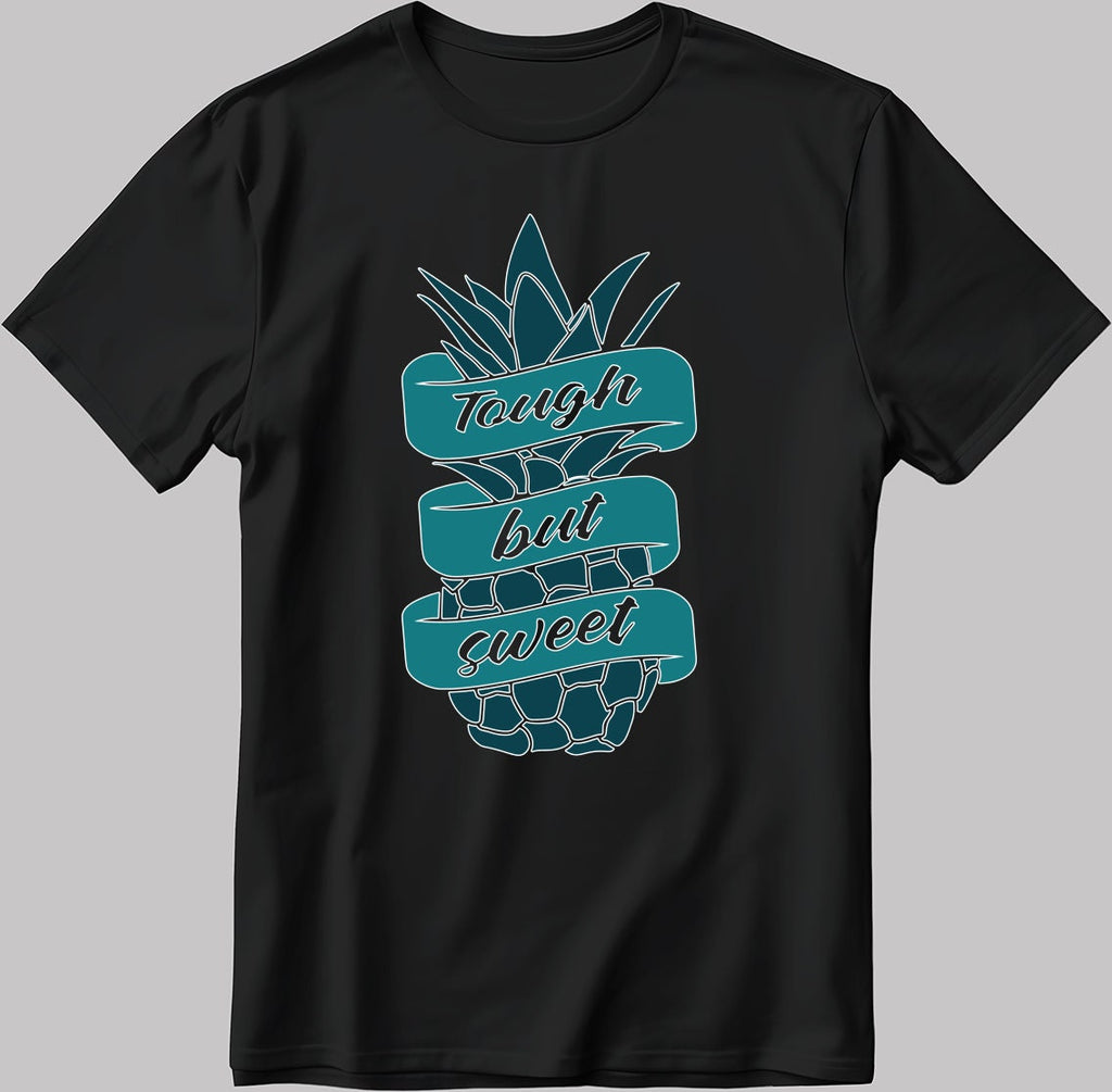 Tough But Sweet Short Sleeve White-Black Men's / Women's T Shirt C336