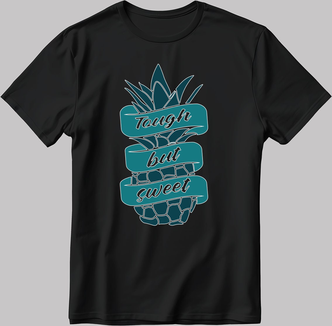 Tough But Sweet Short Sleeve White-Black Men's / Women's T Shirt C336