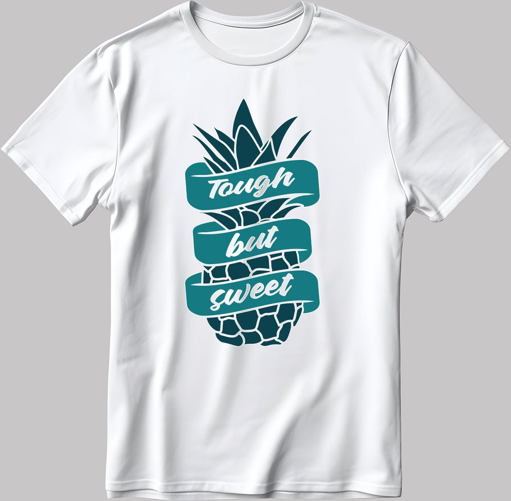 Tough But Sweet Short Sleeve White-Black Men's / Women's T Shirt C336