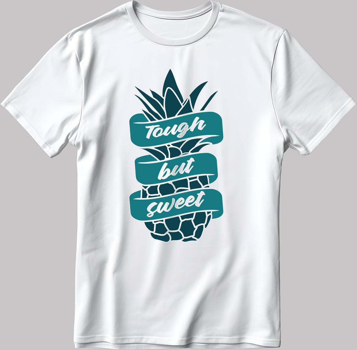 Tough But Sweet Short Sleeve White-Black Men's / Women's T Shirt C336