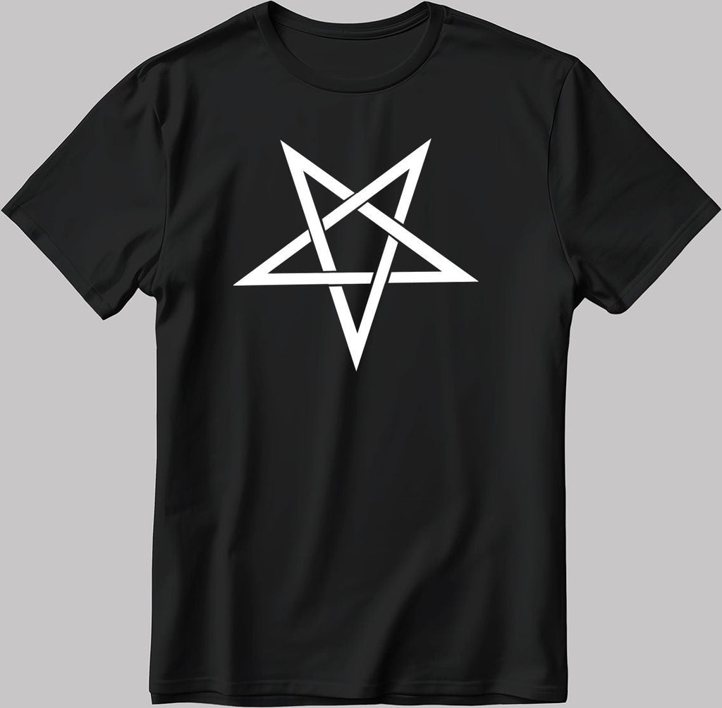 Logo Star Symbol Short Sleeve White-Black Men's / Women's T Shirt G808