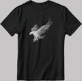Cool Bird Short Sleeve White-Black Men's / Women's T Shirt K324