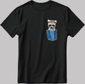 Cute Baby Animal Short Sleeve White-Black Men's / Women's T Shirt K701