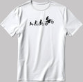 Evolution Rider Short Sleeve White-Black Men's / Women's T Shirt K781