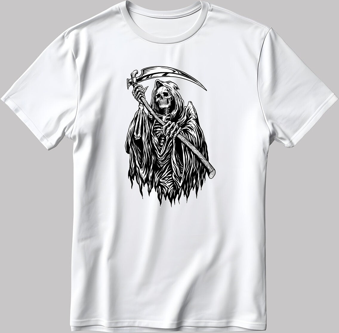 Death Angel Short Sleeve White-Black Men's / Women's T Shirt K1013