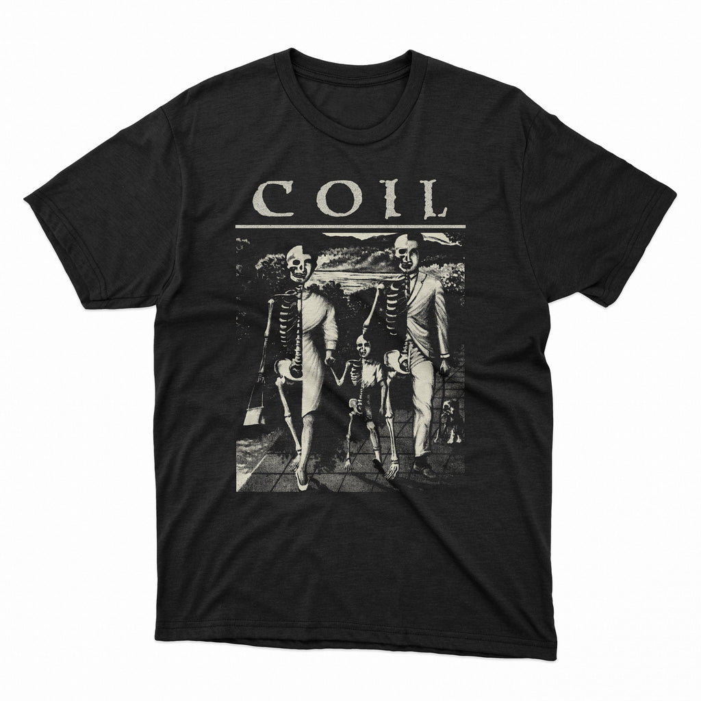 COIL Shirt Unnatural History, Coil Tshirt, Throbbing Gristle, Psychic TV, Nurse With Wound, Current 93, SPK, EinstÃ¼rzende Neubauten