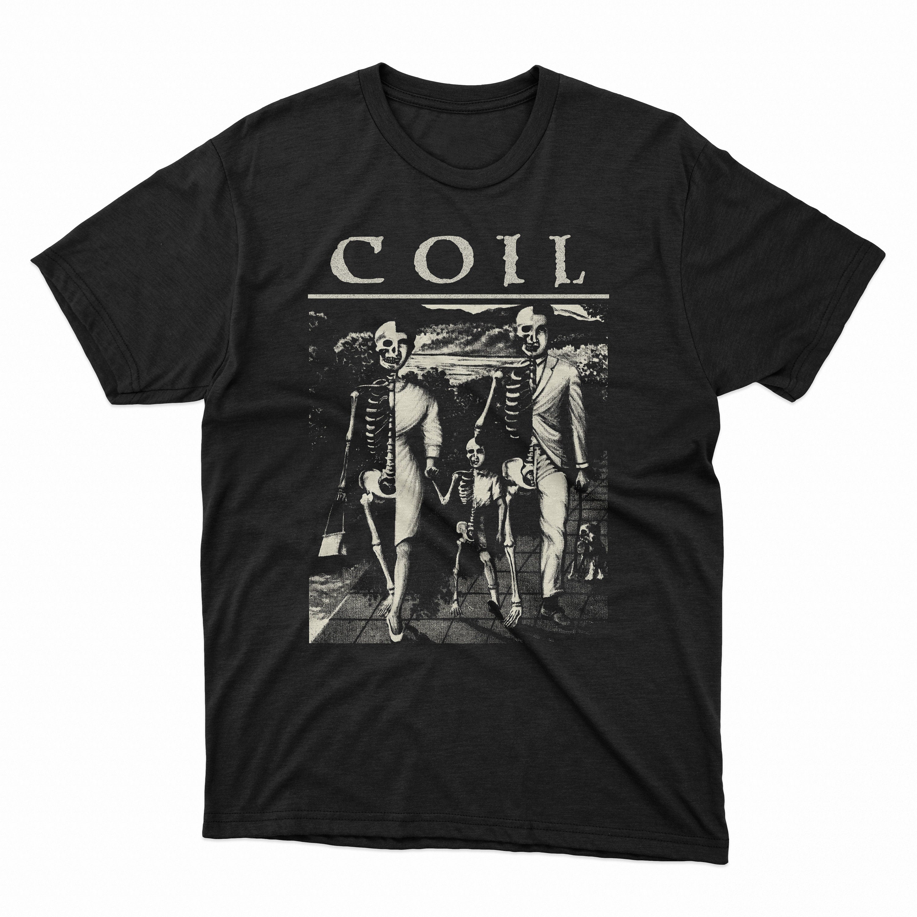 COIL Shirt Unnatural History, Coil Tshirt, Throbbing Gristle, Psychic TV, Nurse With Wound, Current 93, SPK, EinstÃ¼rzende Neubauten
