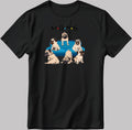 Sweet Pug Dog Mops Short Sleeve White-Black Men's / Women's T Shirt F133
