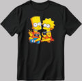 The Simpsons Valentine Days Short Sleeve White-Black Men's / Women's T Shirt C477