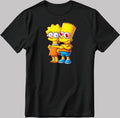 The Simpsons Valentine Days Short Sleeve White-Black Men's / Women's T Shirt C478
