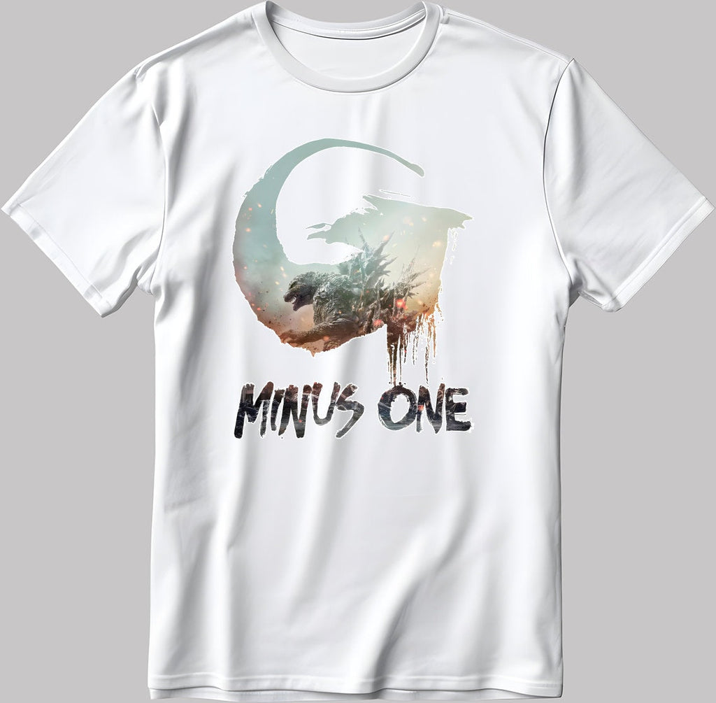 Minus One Figure Short Sleeve White-Black Men's / Women's T Shirt N129