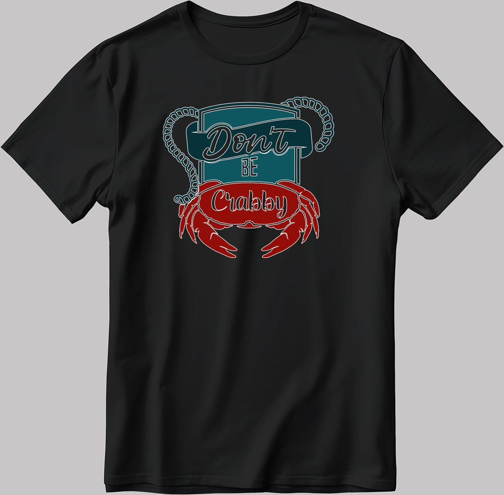 Don't Be Chabby Short Sleeve White-Black Men's / Women's T Shirt C304