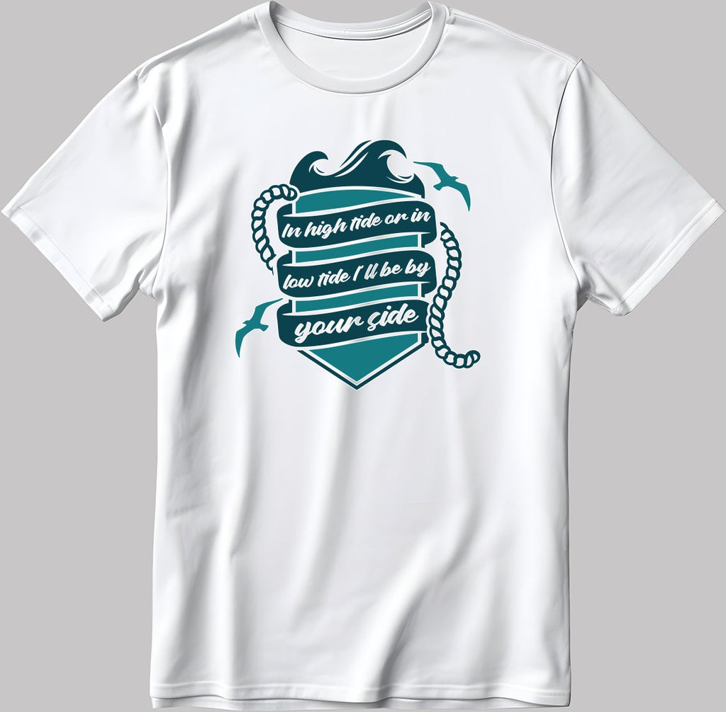 I'm high ride or in low ride Short Sleeve White-Black Men's / Women's T Shirt C312