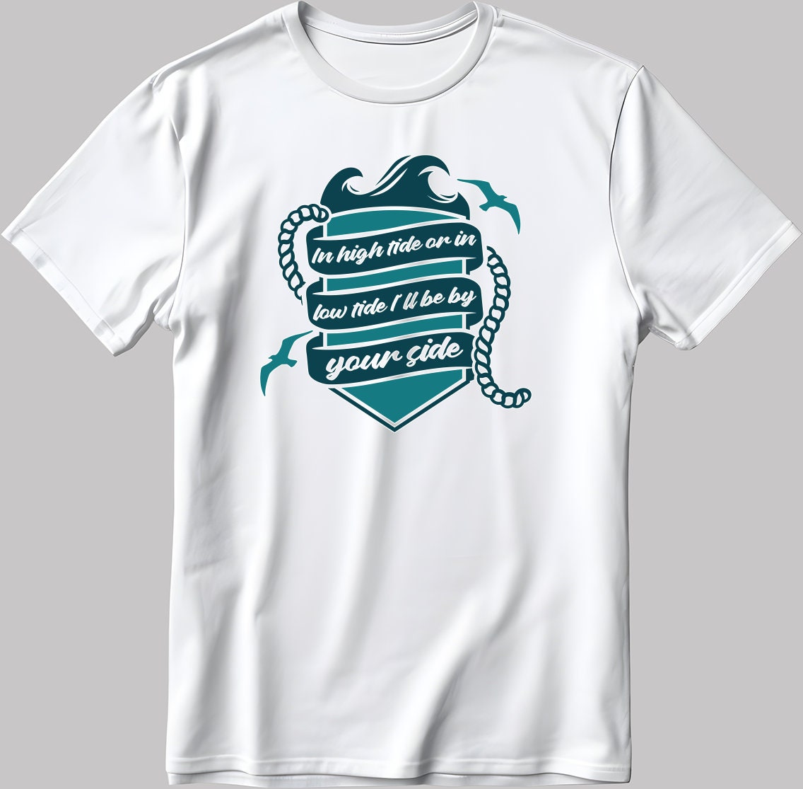 I'm high ride or in low ride Short Sleeve White-Black Men's / Women's T Shirt C312