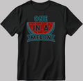 One In A Melon Short Sleeve White-Black Men's / Women's T Shirt C324