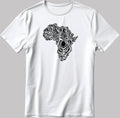 Zebra Face Short Sleeve White-Black Men's / Women's T Shirt K436
