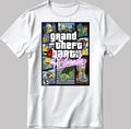 Grand Theft Barto The Simpsons Parody Short Sleeve White-Black Men's / Women's T Shirt N142